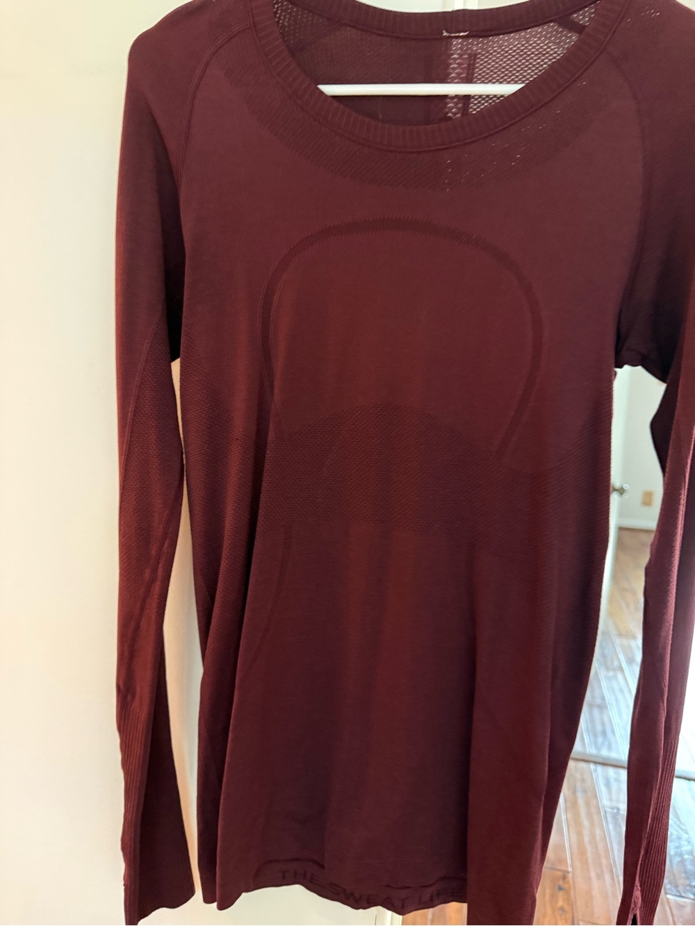 lululemon athletica Long Sleeve Seamless Top - Plum